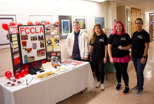 Students from the FCCLA program at Largo High attended the CTE Expo at the PCS Admin building.